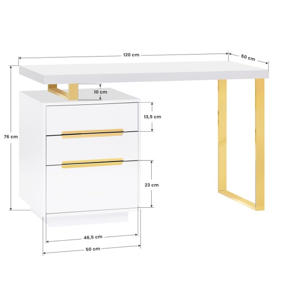 Banco cosmetico 3311G oro...